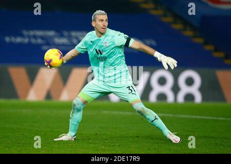 London, Inited Kingdom. November 2020. LONDON, ENGLAND - NOVEMBER 27: Vicente Guaita im Crystal Palace während der Premiership zwischen Crystal Palace und Newcastle United im Selhurst Park Stadium, London, UK am 27. November 2020 Credit: Action Foto Sport/Alamy Live News Stockfoto