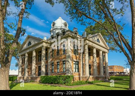 Texas Hill Country, Mason County Couthouse erbaut 1909 Stockfoto