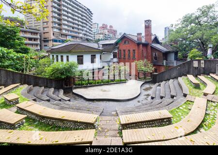 Amphitheater im Beitou Hot Spring Museum in Taipei, Taiwan Stockfoto