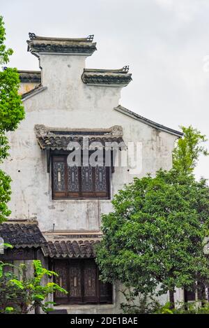 Traditionelles Haus in der alten Stadt Huishan, Wuxi, Provinz Jiangsu, China Stockfoto