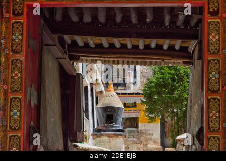 Sera Kloster, eines der drei großen Gelug Universitätsklöster von Tibet, Lhasa, Tibet, China Stockfoto