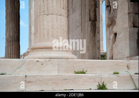 Erechtheion Tempel, Detail, Athen Akropolis, Griechenland Stockfoto