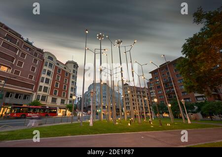 Museo Plaza, 2, Bilbao, Biskaya, Baskenland, Spanien Stockfoto