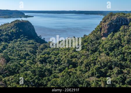 Parque Provincial Teyú-Cuare am Paraná River, San Ignacio, Provinz Misiones, Argentinien, Lateinamerika, Stockfoto