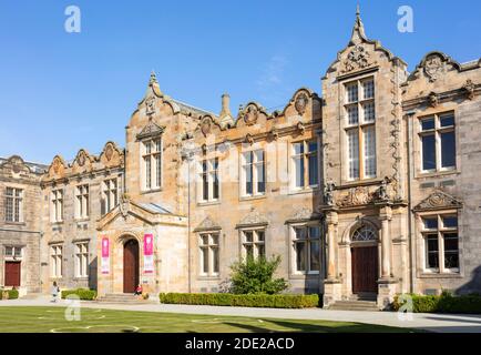 st andrews University St Salvator's Hall untere College Hall College Eingang Studenten Unterkunft Block St Andrews Fife Scotland UK GB Europa Stockfoto