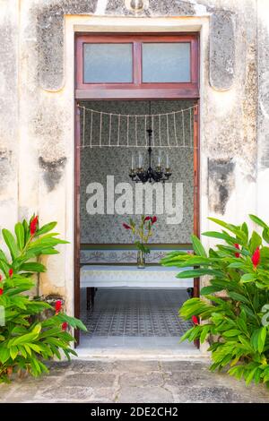 Hacienda Yaxcopoil, eine alte Plantage, Fabrik und Residenz, die in ein Museum umgewandelt wurde, Yucatan, Mexiko Stockfoto
