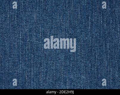 Blaue Jeans Stoff Textur, Denim einfarbige Oberfläche Hintergrund Stockfoto