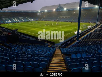 Hillsborough, Sheffield, Yorkshire, Großbritannien. November 2020. English Football League Championship Football, Sheffield Mittwoch gegen Stoke City; Stadionansicht von Hillsborough vor dem Anpfiff Credit: Action Plus Sports/Alamy Live News Stockfoto