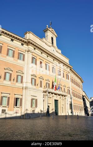 Italien, Rom, Palazzo di Montecitorio, italienisches parlament, Abgeordnetenkammer Stockfoto