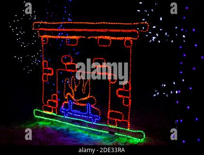 Zoolights Calgary Alberta Stockfoto