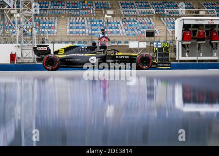 Sakhir, Bahrain. November 2020. 03 RICCIARDO Daniel (aus), Renault F1 Team RS20, Aktion während des Formel 1 Gulf Air Bahrain Grand Prix 2020, vom 27. Bis 29. November 2020 auf dem Bahrain International Circuit, in Sakhir, Bahrain - Foto Antonin Vincent / DPPI / LM Credit: Gruppo Editoriale LiveMedia/Alamy Live News Stockfoto