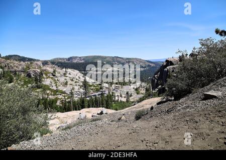 Donner Summit, Kalifornien Stockfoto