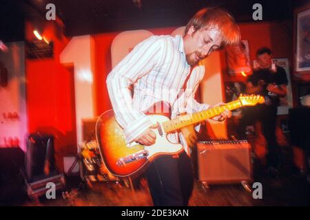 The Black Keys Auftritt im 100 Club 09. Juli 2003, Oxford Street, London, England, Großbritannien. Stockfoto