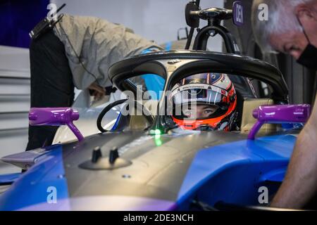 DENNIS Jake (gbr), BMW i Andretti Motorsport, BMW iFE.21, Portrait während des Valencia-Vorsaison-Tests für die ABB FIA Formel-E-Weltmeisterschaft 2020-21, auf dem Ricardo Tormo Circuit, vom 28. November bis 1. Dezember 2020 in Valencia, Spanien - Photo Germain Hazard / DPPI / LM Stockfoto