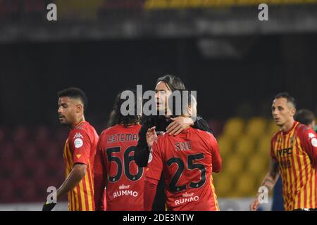 Ciro Vigorito Stadium, Benevento, Italien, 28 Nov 2020, Filippo Inzaghi (Trainer Benevento) während Benevento Calcio gegen Juventus FC, Italienischer Fußball Serie A Spiel - Foto Renato Olimpio / LM Credit: Ettore Griffoni/Alamy Live News Stockfoto