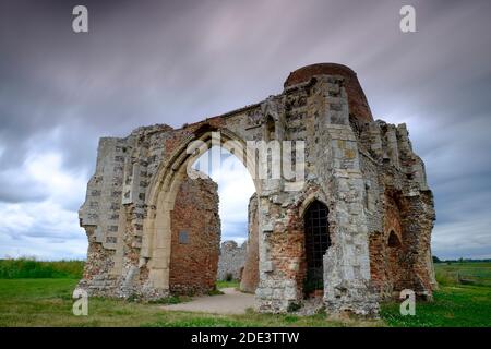 St. Benet's Abbey Ruin, Norfolk Broads, England Stockfoto