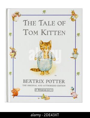 'The Tale of Tom Kitten' Kinderbuch von Beatrix Potter, Greater London, England, Vereinigtes Königreich Stockfoto