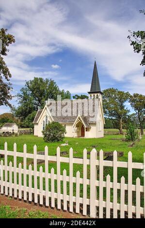 Henry Williams' Holy Trinity Church, Pakaraka, Region Northland, Nordinsel, Neuseeland Stockfoto