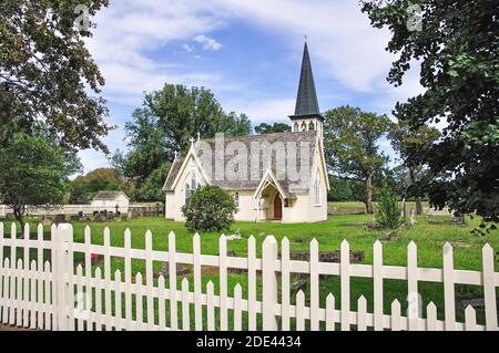 Henry Williams' Holy Trinity Church, Pakaraka, Region Northland, Nordinsel, Neuseeland Stockfoto