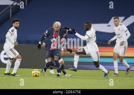 Neymar da Silva Santos Junior - Neymar Jr (PSG) kämpfte um den Ball gegen Paul BAYSSE (Girondins de Bordeaux), Otavio Hen / LM Stockfoto