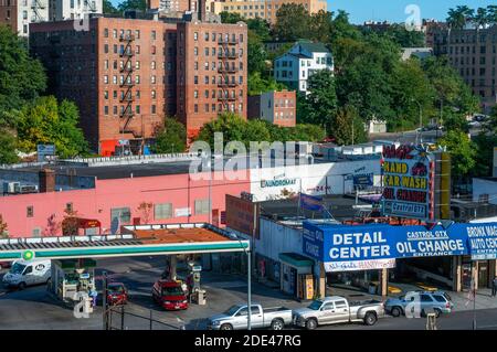 Typical landscape and buildings in the Bronx, New York, USA Stockfoto