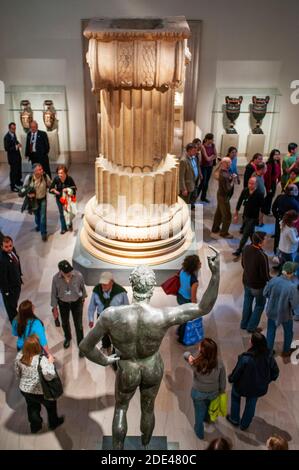 Kammer der griechisch-römischen Zeit im Metropolitan Museum of Art, New York, USA. Stockfoto