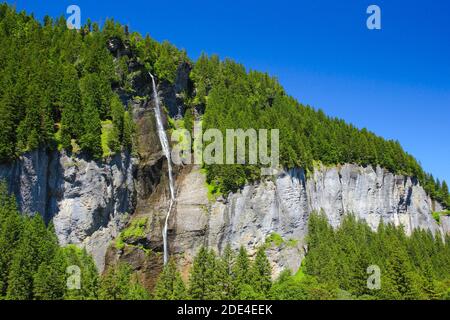 Wasserfall, Rosenlauital, Berner Oberland, Schweiz Stockfoto