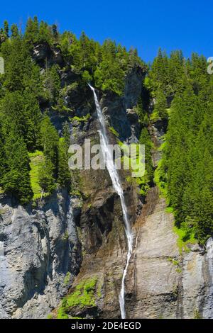 Wasserfall, Rosenlauital, Berner Oberland, Schweiz Stockfoto