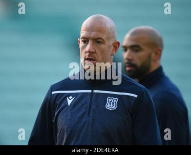 Easter Road Stadium.Edinburgh. Schottland.UK 28. November-20 Betfred Cup Spiel. Hibernian gegen Dundee. Charlie Adam Dundee. Kredit: eric mccowat/Alamy Live Nachrichten Stockfoto