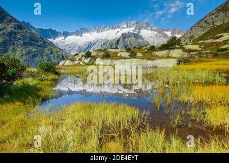 Dammastock, 3630m, Goescheneralp, Uri, Schweiz, Goescheneralp Stockfoto