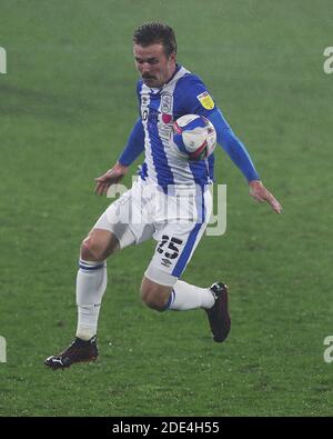 HUDDERSFIELD, ENGLAND. 28. NOVEMBER Danny ward von Huddersfied Town während des Sky Bet Championship Matches zwischen Huddersfield Town und Middlesbrough im John Smith's Stadium, Huddersfield am Samstag, 28. November 2020. (Kredit: Mark Fletcher, Mi News) Kredit: MI Nachrichten & Sport /Alamy Live Nachrichten Stockfoto