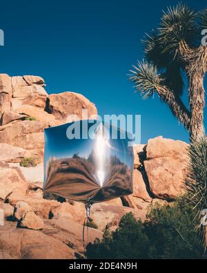 Reflektierende Oberflächen Stockfoto