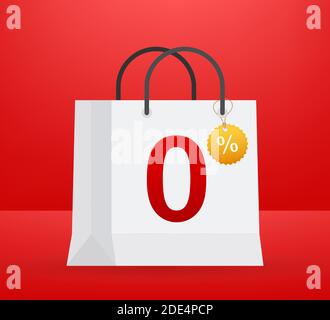 Keine provision. Designelement. Limitiertes Red-Angebot. Logo für Sonderangebote. Vektorgrafik. Stock Vektor