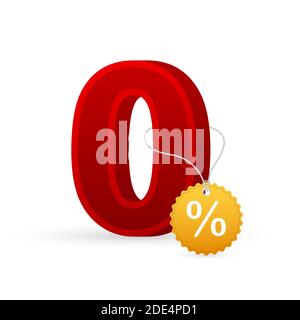 Keine provision. Designelement. Limitiertes Red-Angebot. Logo für Sonderangebote. Vektorgrafik. Stock Vektor