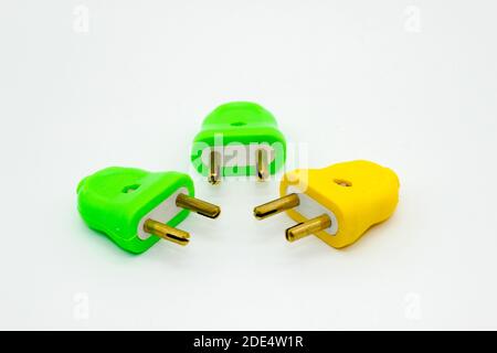 Ein Bild von elektrischen Schalter isoliert auf weißem Hintergrund Stockfoto