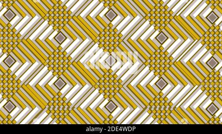 Bild von einer goldenen und silbernen Farbe, Dreieck-Muster, Hintergrund Vektor-Tapete. Stock Vektor