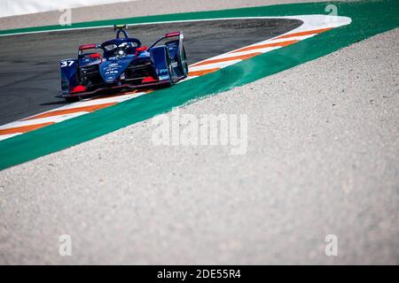 37 Cassidy Nick (nzl), Envision Virgin Racing, Audi e-tron FE07, Einsatz beim Valencia-Vorsaison-Test für den ab/LM 2020-21 Stockfoto