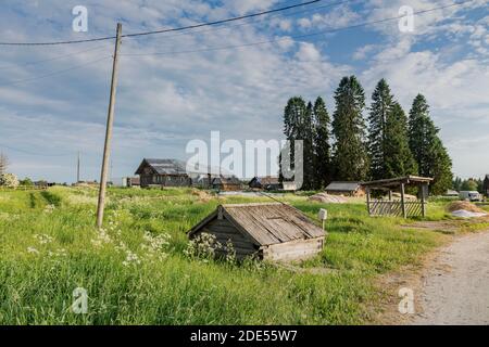 Kinerma, Republik Karelien, Russische Föderation Stockfoto