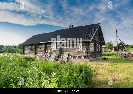 Kinerma, Republik Karelien, Russische Föderation Stockfoto