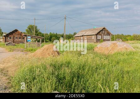 Kinerma, Republik Karelien, Russische Föderation Stockfoto