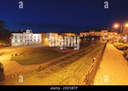 Przemysl Rathaus. Przemysl, Subcarpathia, Polen. Stockfoto