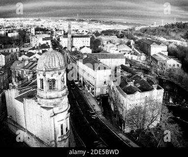 Sowerby Bridge Halifax Yorkshire Drone Stockfoto