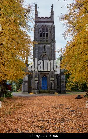 Lecropt Kirk Parish Church, Bridge of Allan, Stirling, Schottland. Zugehörigkeit zur Kirche von Schottland. Stockfoto