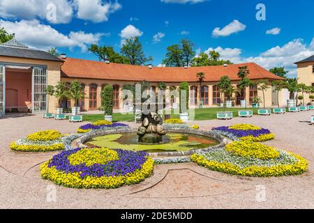 Die Orangerie befindet sich im Schloss Belvedere in Weimar, Thüringen, Deutschland, Europa Stockfoto