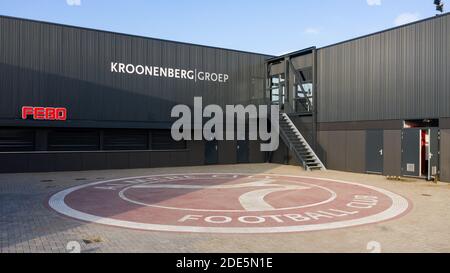 Amsterdam, Niederlande. November 2020. ALMERE, 29-11-2020, Yanmar Stadion, Saison 2020/2021, Almere City Stadion. Yanmar Stadium arial shot Credit: Pro Shots/Alamy Live News Stockfoto