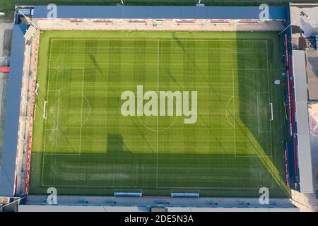 Amsterdam, Niederlande. November 2020. ALMERE, 29-11-2020, Yanmar Stadion, Saison 2020/2021, Almere City Stadion. Yanmar Stadium arial shot Credit: Pro Shots/Alamy Live News Stockfoto