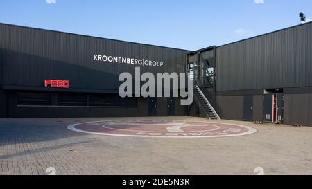 Amsterdam, Niederlande. November 2020. ALMERE, 29-11-2020, Yanmar Stadion, Saison 2020/2021, Almere City Stadion. Yanmar Stadium arial shot Credit: Pro Shots/Alamy Live News Stockfoto