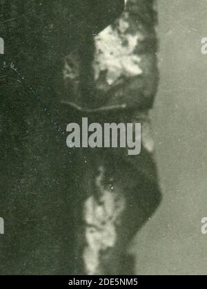 Feodor Ivanovich Chaliapin (Фёдор Ива́нович Шаля́пин, Februar 13 [O.S. 1. Februar] 1873 – 12. April 1938) war eine russische Opernsängerin. Fragmet. Stockfoto