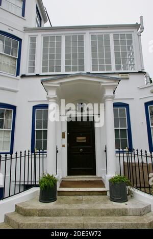 Admiral's House, Hampstead, gemeinhin als die Heimat von Admiral Barton. Auch Heimat des fiktiven Admiral Boom von Mary Poppins. Stockfoto