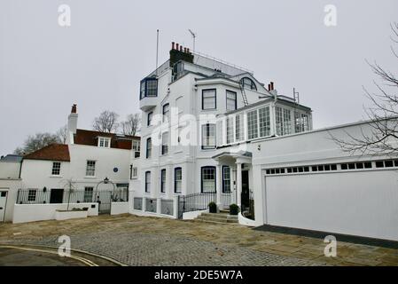 Admiral's House, Hampstead, gemeinhin als die Heimat von Admiral Barton. Auch Heimat des fiktiven Admiral Boom von Mary Poppins. Stockfoto